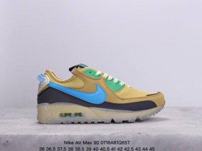 公司级耐克nike Air Max 90 经典复古小气垫缓震跑鞋 鞋面由皮和革织物打造，犀利的条线打造出酷劲十的足视觉效果 网布鞋增面强透气性，穿着为极舒适 经