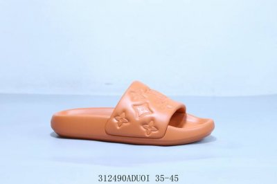 Lv路易威登L家驴牌Monogram 浮雕拖鞋 货号 51Bcolore 312490Aduoi 35-45