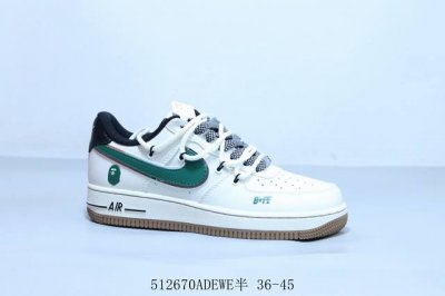 耐克 Nike Air Force 1 Af1耐克 低帮 空军一号休闲板鞋 货号 Sj1198-100 512670Adewe半 36-45