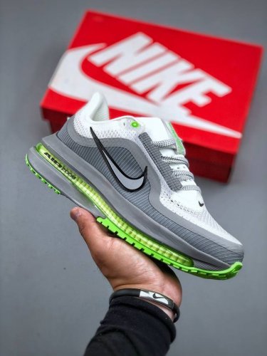Nike pegasus premium Airscape 舒适百搭减震防滑耐磨透气 低帮跑步鞋 男款 灰白绿 低帮跑步鞋 灰白绿配色 简约又不失活力 上脚超吸
