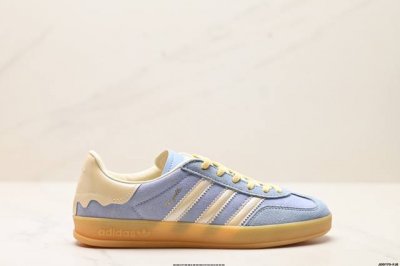 真标Adidas Originals Gazelle Indoor 阿迪达斯 三叶草休闲防滑耐磨低帮板鞋 官方货号:Ig3677 尺码:36 36.5 37 3