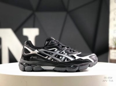 180 真标带半码亚瑟士Asics Gel-Nyc 时尚运动复古情侣老爹鞋 货号：1203A280-002 完美的外观和精美的外观，是完美的选择 - 亚洲运动鞋