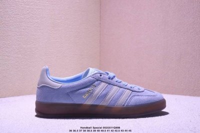 公司级Adidas Handball Spezial 官方正确版本 阿迪达斯经典款 复古休闲板鞋 全鞋采用反毛皮制作 牛筋耐磨大底 承载青春情怀的板鞋 经典三条