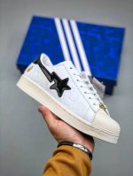 bape X Adidas Superstar Jr 1 贝壳头休闲板鞋尺码：35 36 36.5 37 38 38.5 39 40 40.5 41 42 42