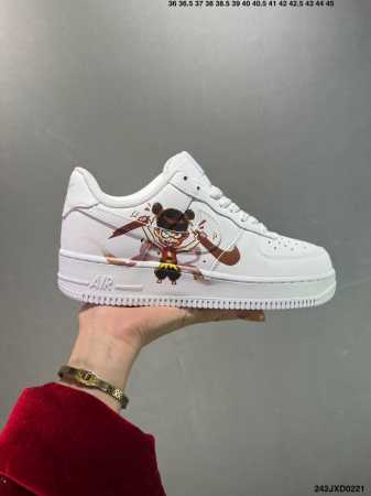 公司级 Nike Air Force 1 Low’07 哪吒 空军一号低帮休闲板鞋 定制皮料 原楦原纸板 纯正空军版型 内置全掌气垫 货号：男 Cw2288-1 - 点击图像关闭