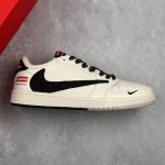 本地 核心私 Travis Scott X Fragment Design X Air Jordan 1 Low Og Sp Aj1 乔1 Supreme联名-
