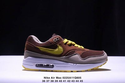 升级原楦原纸版开发版型回弹Pu模嵌入开窗气垫装置Nike Air Max 1 初代复古气垫百搭休闲运动慢跑鞋 货号：Fz0628 010 尺码：36～45 Xm