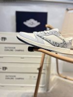 公司级头层皮迪奥 X 乔丹Air Jordan 1 Low Aj1低帮系列篮球鞋 官方同步配色 原装级产物 #拒绝公底 立体鞋型 细节完美 高清洁度Xs As7