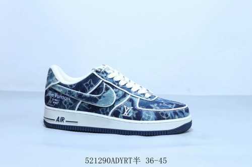 耐克 Nike Air Force 1 Af1耐克 低帮 空军一号休闲板鞋 联名 Lv Sc9207-533 521 Adyrt半 36-45