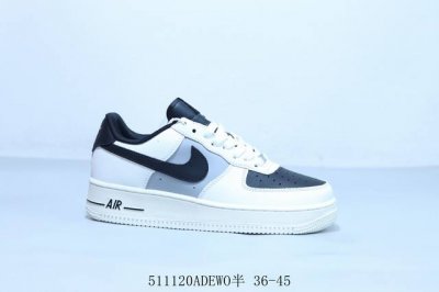 耐克 Nike Air Force 1 Af1耐克 低帮 空军一号休闲板鞋 灰黑 货号 Ci0919- 511 Adewo半 36-45