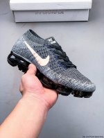 纯原版本！耐克Nike Air Vapormax Flyknit 大气垫百搭慢跑鞋 德产斯托尔针织横机生产原档案针织鞋面 侧面 鱼骨线 清晰立体 原底气垫 细节