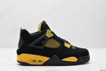 公司级Nike Air Jordan 4 Retro 耐克迈克尔 乔丹Aj4代中帮复古休闲运动文化篮球鞋 原厂材料Tpu超Q弹网格材质 缜密拉帮及中底钢印细节