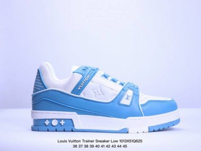 公司级全新lv路易威登louis Vuitton Trainer Sneaker Low休闲运动文化百搭板鞋 尺码:36-45 Xm1013Q625