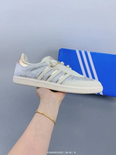 公司级阿迪达斯三叶草Adidas Originals Samba 桑巴舞系列绅士德训足球风百搭低帮休闲运动板鞋 Size：如图 编码：K294K0610425
