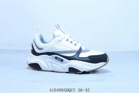 迪奥Dior系带运动鞋 老爹鞋 轻盈发泡橡胶鞋底 货号 3Sn231Ykb 410490Adquy 36-45 - 点击图像关闭