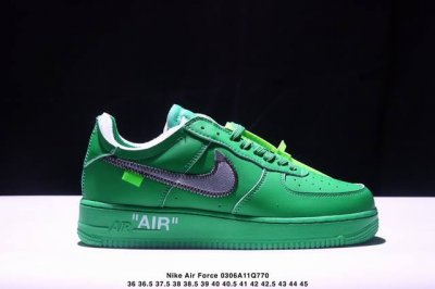 140 Off White X Nike Air Force 1 ′07 联名款 耐克空军一号低帮板鞋 牛皮材质 真标带半码 Xm0306Q770