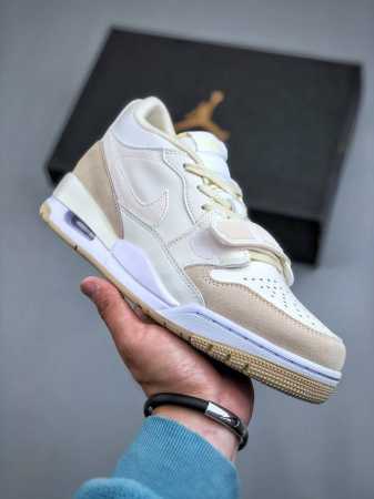 Nike Air Jordan Legacy 312 Low Sail 乔丹最强三合一混合版本低帮文化休闲运动篮球鞋“皮革米黄”Fq7827-102 尺码：36 - 点击图像关闭