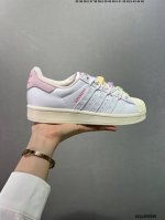 140 adidas Originals Superstar 定制配色 定制贝壳头休闲板鞋 独家控货 平台正单 全鞋百分百原材料 全鞋电脑针车 Logo针车间距