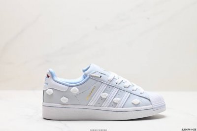 真标阿迪达斯adidas三叶草 Originals Superstar J贝壳头系列低帮经典百搭休闲运动板鞋 货号:If7021 尺码:35.5 36 36.5