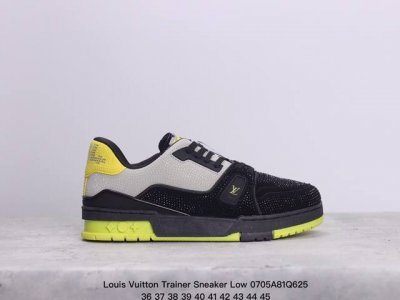 公司级全新lv路易威登louis Vuitton Trainer Sneaker Low休闲运动文化百搭板鞋 尺码:36-45 Xm0705Q625