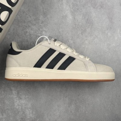 本地 核心私 阿迪达斯 Adidaslego 阿迪达 Adidas Grand Court Base 00S 懒蛋蛋联名款小白鞋 低帮运动休闲板鞋 一款经典而简