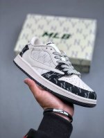 Travis Scott x Fragment Design x Air Jordan 1 Low OG SP AJ1 乔1 MLB联名-NY黑印花 低帮文化休