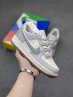工厂套现 福利特价 原本地260版本 小红书爆款 官方同步id定制 原装版本 Nike Air Force 1 Low '07 黑白熊猫双勾 空军一号低帮休闲板