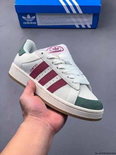 集图 阿迪达斯Adidas Originals Campus 80S 学院系列经典复古低帮百搭休闲运动板鞋 0525127J24