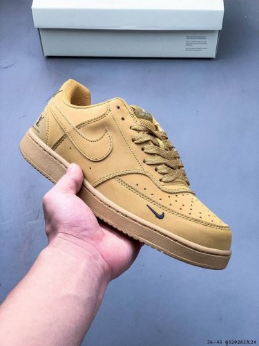 集图 公司级 耐克 Nike Court Vision Low 皮面百搭休闲板鞋 0520283X24
