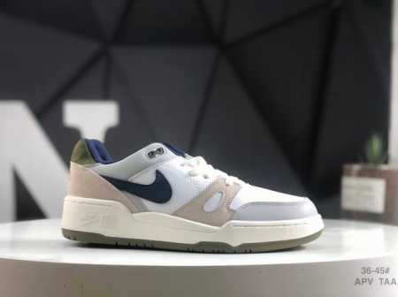 真标带半码耐克Nike Full Force Lo扣篮系列低帮休闲运动滑板板鞋采用软质牛剖皮鞋面材质#正确后跟反口里弧度#原厂中底布正确印刷#鞋垫嵌入缓震乳胶+ - 点击图像关闭