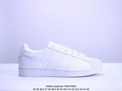 真标阿迪达斯adidas三叶草 Originals Superstar贝壳头系列低帮经典百搭休闲运动板鞋 货号:G14748 尺码:35 36 36.5 37