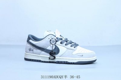 140 耐克 Nike Sb Dunk Low Pro 复古低帮 休闲运动滑板板鞋 斯图西 货号 Dq1098-300 311190Aduqy半 36-45