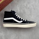 本地 核心私 万斯Vans Sk8-Hi 藏蓝色 安纳海姆系列 经典高帮硫化板鞋 工艺：硫化1:1 重量1:1、真标、原钢印、材质标、鞋型标、合格证 货号：Vn