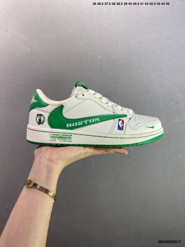 公司级Fragment X Travis Scott X Nba air Jordan 1 Low 三方联名倒钩 全新的三方联名低帮倒钩鞋面延续了黑脚趾设计 整