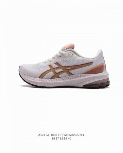 250 亚瑟士(Asics)女鞋Gt-1000 12 运动休闲跑步鞋 时尚经典 缓震舒适 彩色 透气防滑耐磨 休闲百搭 2024夏季新款训练鞋 马拉松跑鞋黑武士