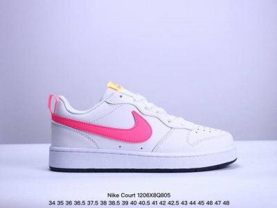 耐克 Nike Court Borough Low 低帮百搭透气休闲运动板鞋男女鞋 经典耐用的设计，兼顾舒适脚感和出众风范，演绎匠心之作。结构性的支撑贴合感结合