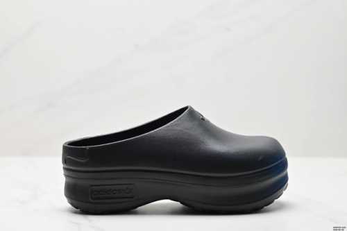 公司级Adidas Originals Adifom Stan Smith Mule 运动凉鞋穆勒厨师鞋 原鞋开模无明显毛边 欧索莱颗粒防臭透气鞋垫 原厂高弹环