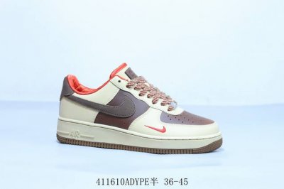 耐克 Nike Air Force 1 Af1耐克 低帮 空军一号休闲板鞋 卡其 货号 Hq3447-222 411610Adype半 36-45