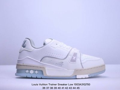 全新lv路易威登louis Vuitton Trainer Sneaker Low休闲运动文化百搭板鞋 ！ Xm 3Q750