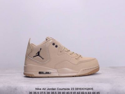 真标耐克nike Air Jordan Courtside 23迈克尔 乔丹aj3代简版中帮复古休闲运动文化篮球鞋 货号:At0057-200 尺码：36 36
