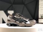 公司级带半码 亚瑟士 Asics Gel-Kinetic Fluent防滑耐磨 低帮跑步鞋，鞋面由透气的网眼材料制成，并采用了双层结构 鞋子额外的支撑和透气性。