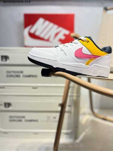Nike Full Force Lo扣篮系列 低帮休闲运动滑板板鞋 采用软质牛剖皮鞋面材质 鞋垫嵌入缓震乳胶Hz5054 Qm7022823#36-45半