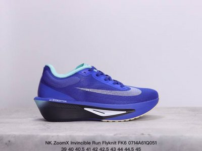 公司级nk Zoomx Invincible Run Flyknit Fk6 轻量飞织低帮休闲运动慢跑鞋 此鞋专为短跑运动员而生 是为 5 至 10 公里距离的