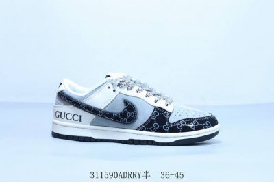 200 耐克 Nike Sb Dunk Low Pro 复古低帮 休闲运动滑板板鞋联名 古驰 货号 Xf8698-001311590Adrry半 36-45