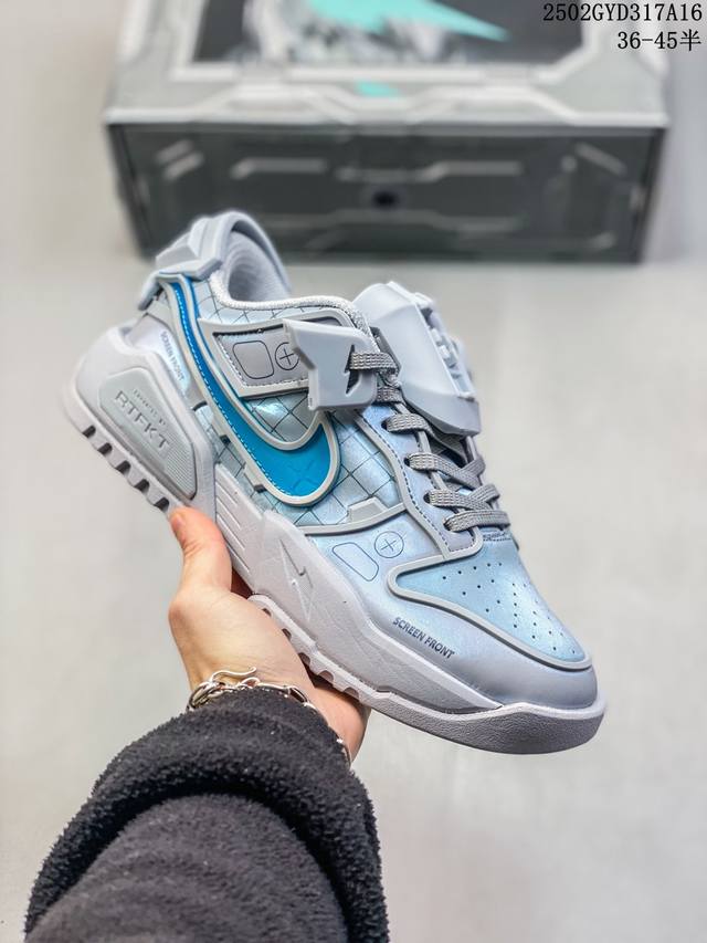 330 公司级带半码 Rtfkt X Nike Dunk Genesis舒适百搭低帮生活休闲鞋男女同款灰蓝色 尺码：36-45半 编码：02Gyd317A16