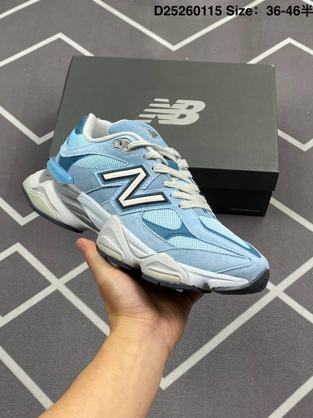 180 公司级New Balance 公司级版本 Nb9060 联名款 复古休闲运动慢跑鞋 鞋款灵感源自设计师本人对夏日的怀日回忆。鞋面大身由空间双格及磨砂鞋面