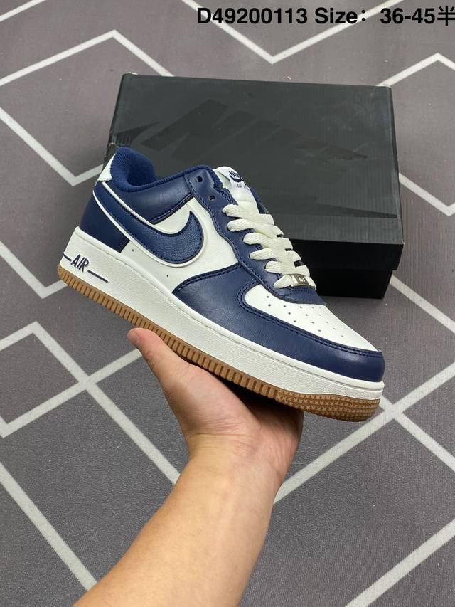 140 耐克Supreme X Nike Air Force 1 Low 空军一号低帮Af1联名Supreme标板鞋，原楦头原纸板，打造纯正空军版型。专注外贸渠