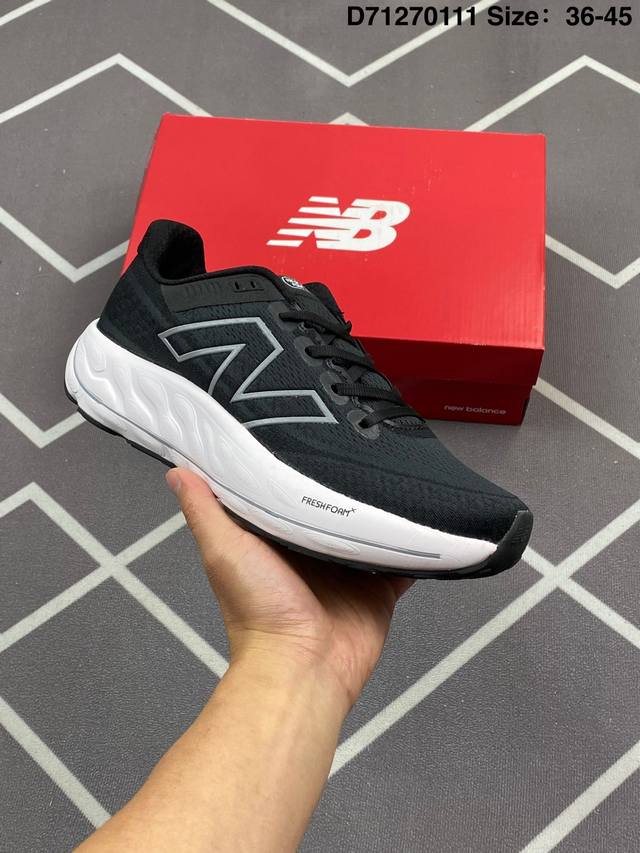 190 公司级New Balance Nb Fresh Foam X Vongo V6舒适运动 织物防滑耐磨低帮 马拉松跑步鞋 货号:Wvngolk6 尺码:3