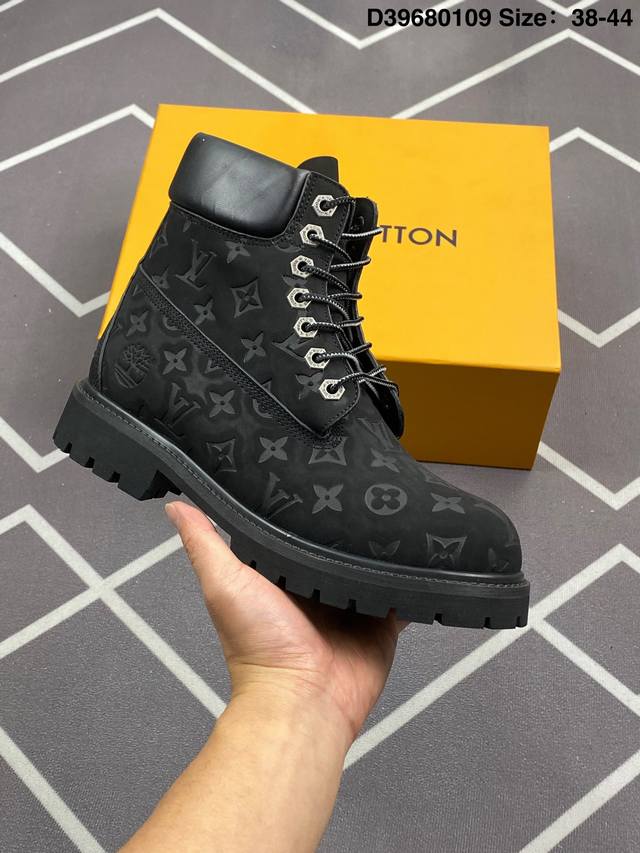 460 Timberland X Lv Archlight Sneaker 添柏岚 Lv联名款 户外休闲经典大黄靴 马丁靴 宽版 尺码:38-43 Id:D39