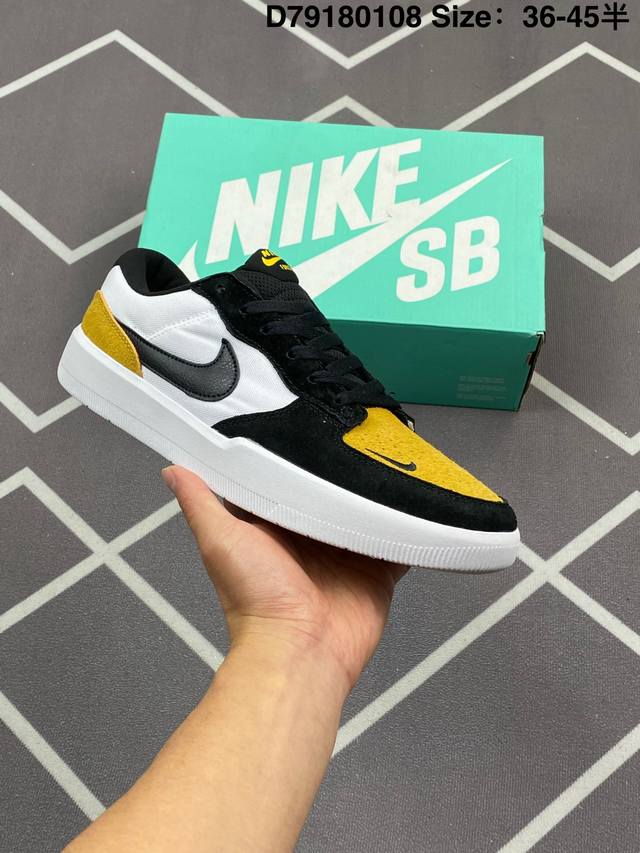 130 Nike/耐克 男女鞋半码制，原楦原纸版开发版型，采用粒面硬质牛剖革组合牛津布鞋面材质，外置耐磨橡胶外底重现经典宝藏鞋款重新带回，耐克Nike Fiel